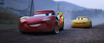 Rayo McQueen, protagonista de la película 'Cars 3'.