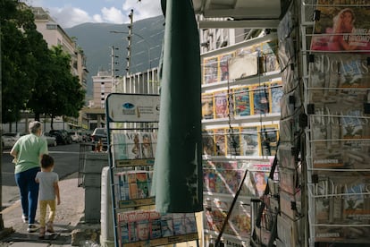 kiosko de revistas de Caracas, Venezuela