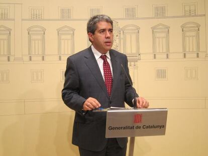 Francesc Homs, portavoz del Gobierno catalán.