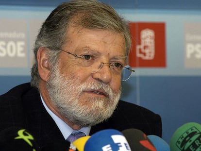 El expresidente de la Junta de Extremadura, Juan Carlos Rodríguez Ibarra, en octubre del año pasado.