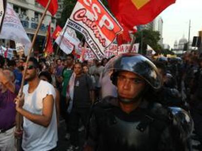Manifestantes protestan en Brasil. EFE/Archivo