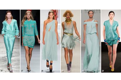 16. Sergei Grinko. 17. Miguel Palacio. 18. Jill Stuart. 19. Mark Fast. 20. Roberto Torretta. 21. Hermès.