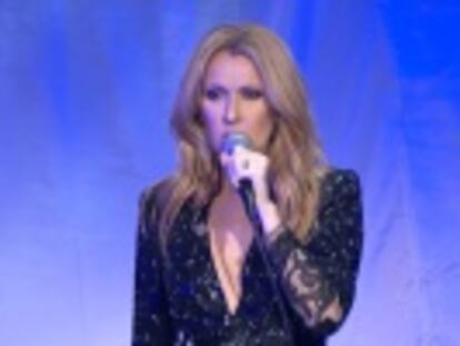La cantante regresa al Caesars Palace de Las Vegas con su espectáculo, que ha emitido en directo por Internet y en el que ha recordado al fallecido René Angélil