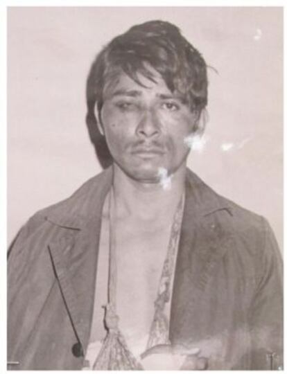 Eliseo de Jesús de la Cruz, de Atoyac (Guerrero), detenido por la DFS en 1971, tras ser detenido sin orden judicial.