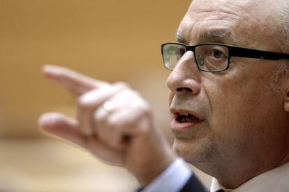 El ministro de Hacienda, Cristóbal Montoro