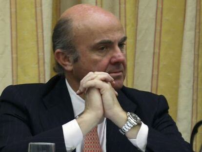 El ministro de Econom&iacute;a, Luis de Guindos.