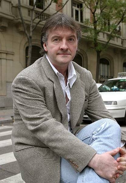 El escritor irlandés John Connolly, en Madrid.