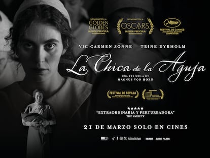 'La chica de la aguja' llega a las salas españolas el próximo viernes 21 de marzo.