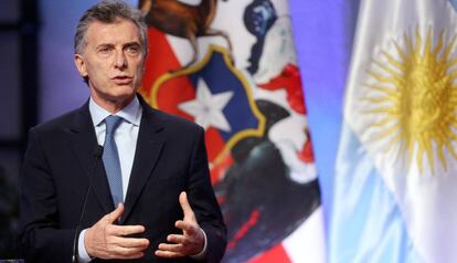 El presidente argentino, Mauricio Macri.