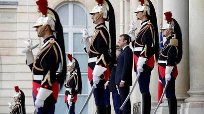 O presidente francês Macron