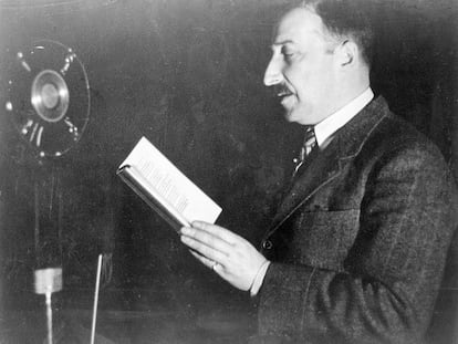 “Se creía tan poco en recaídas en la barbarie —por ejemplo, guerras entre los pueblos de Europa— como en brujas y fantasmas”, dijo Stefan Zweig (en la imagen).