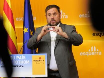 Oriol Junqueras, l&iacute;der de ERC.