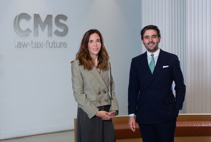 Elena Alcázar y Juan Moreno, socios de CMS Albiñana & Suárez de Lezo.