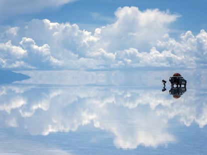 El salar de Uyuni, en Bolivia. 