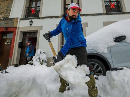 El temporal de nieve en España, en imágenes