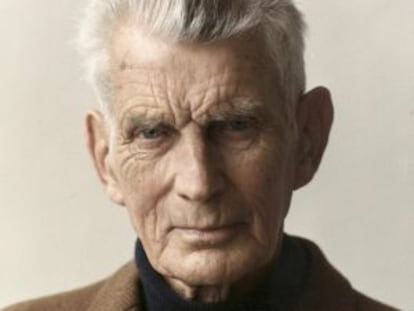 El escritor irlandés Samuel Beckett (1906-1989).