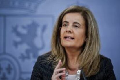La ministra de Empleo y Seguridad Social, Fátima Báñez.