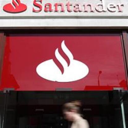 Una sucursal de Banco Santander