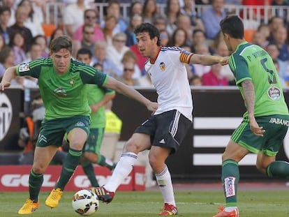 Dani Parejo, en el partido contra el Celta.