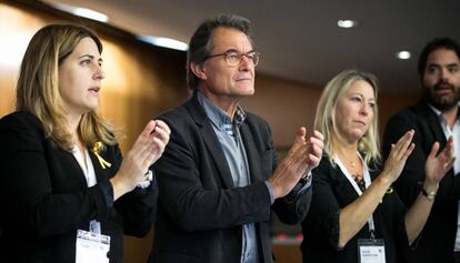 Artur Mas, amb Marta Pascal i Neus Munté.