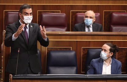 El presidente del Gobierno, Pedro Sánchez, en el Congreso de los Diputados, en Madrid, (España), el pasado 30 de septiembre.