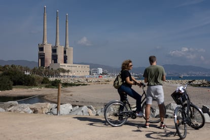 Las Tres Chimeneas de Sant Adrià de Besòs, ayer sábado.