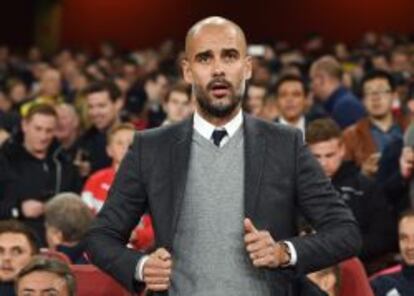 El director técnico del Bayern Munich, Pep Guardiola