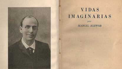 Primeras p&aacute;ginas de &#039;Vidas imaginarias&#039;, de Marcel Schwob.