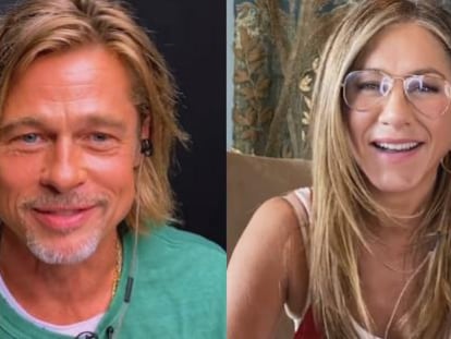 La videollamada de Jennifer Aniston y Brad Pitt que ha revolucionado de nuevo a sus fans