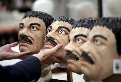 Las máscaras de El Chapo para Halloween.