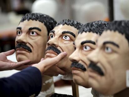 Las máscaras de El Chapo para Halloween.