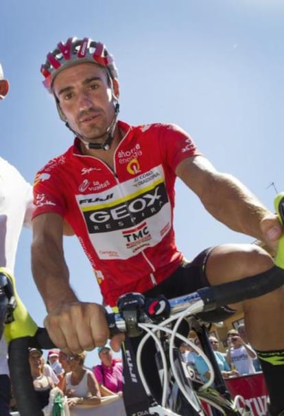 Cobo, durante la última Vuelta a España.