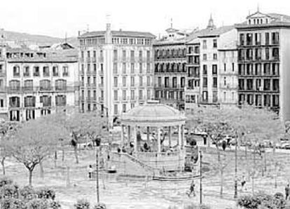 Vista de la plaza del Castillo.