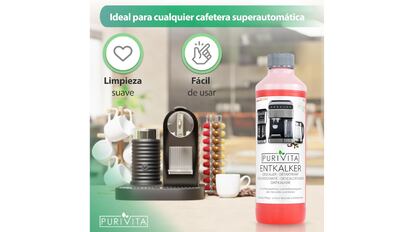 La forma más efectiva de limpiar la cal de la cafetera es con este producto de Amazon