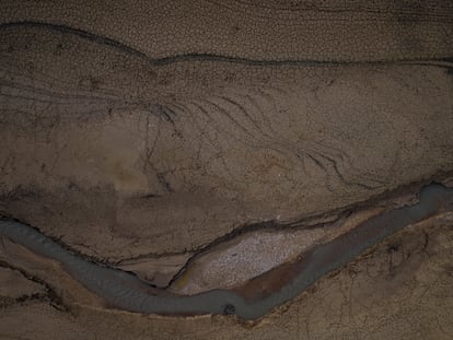 El embalse de Llosa de Cavall, en Sant Llorenc de Morunys, en Lleida, al 20% de su capacidad.