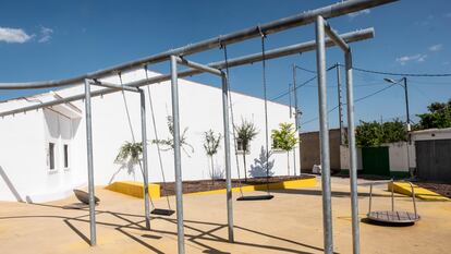 El nuevo parque infantil de Balsa de Ves (Albacete).