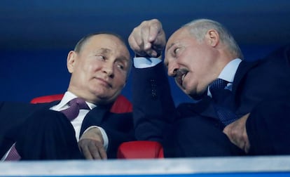 Putin y Lukashenko