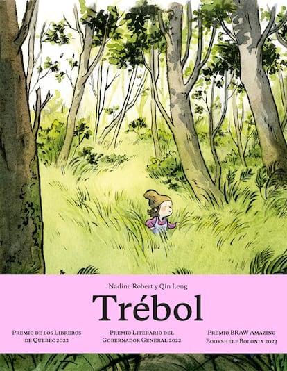 “Trébol” de Nadine Robert y Qin Leng, editado por Corimbo