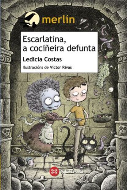 Portada de 'Escarlatina, a cociñeira defunta', de Ledicia Costas.