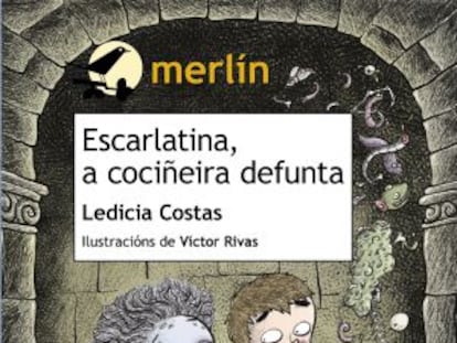 Portada de 'Escarlatina, a cociñeira defunta', de Ledicia Costas.