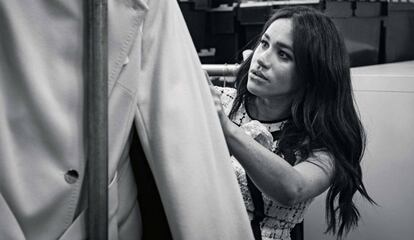 Meghan Markle, durante su trabajo como editora de 'Vogue'.