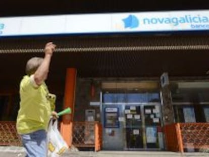 Fachada de una oficina de Novagalicia Banco en Galicia. EFE/Archivo