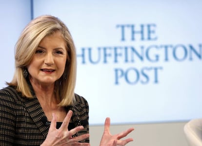 Arianna Huffington em uma foto de 2014.