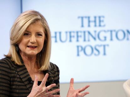 Arianna Huffington em uma foto de 2014.