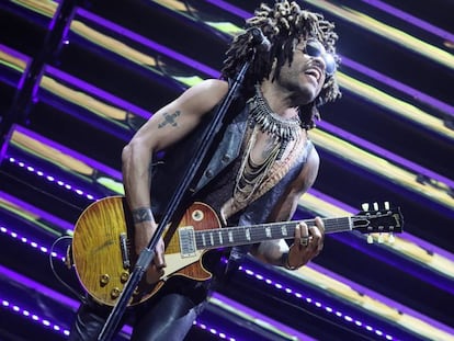 El concierto de Lenny Kravitz de este miércoles en el WiZink Center de Madrid.