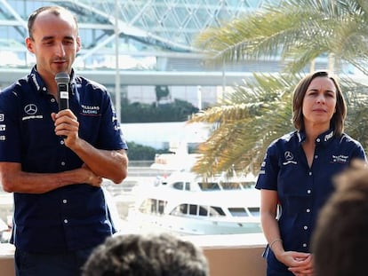 Robert Kubica, en el anuncio de su vuelta a la F1.