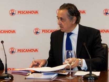 Ignacio Gonz&aacute;lez, consejero delegado de Nueva Pescanova, y Jacobo Gonz&aacute;lez Robatto, presidente de la compa&ntilde;&iacute;a.