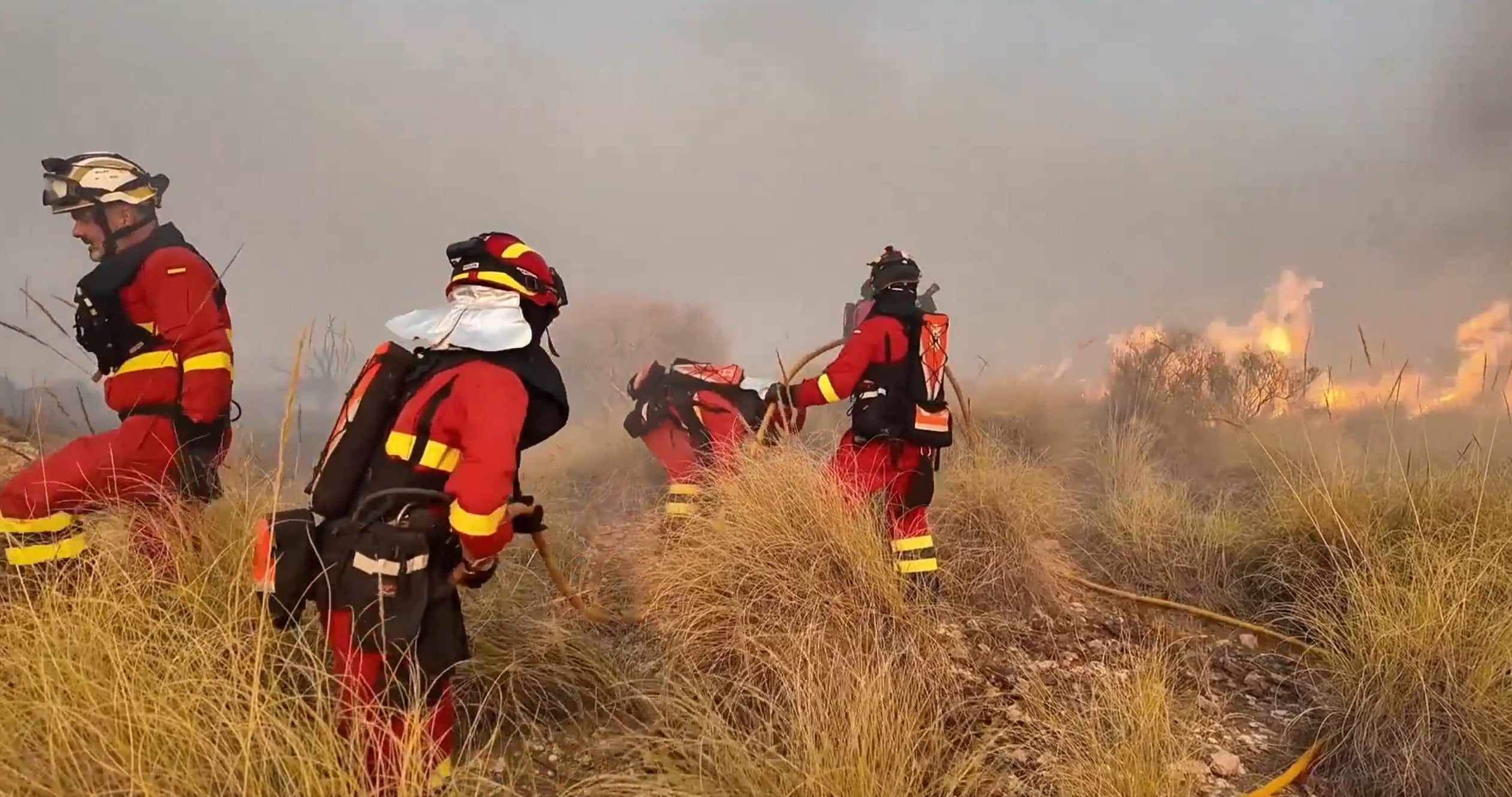 El incendio de Los Gallardos en Almería, en imágenes