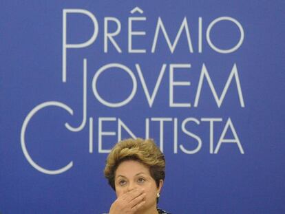 Rousseff, el martes en una entrega de premios en Brasilia.
