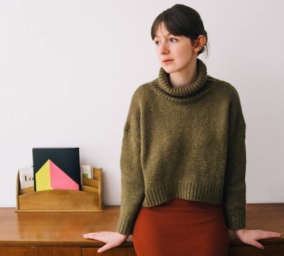 La autora Sally Rooney, en Nueva York, en una imagen de archivo.